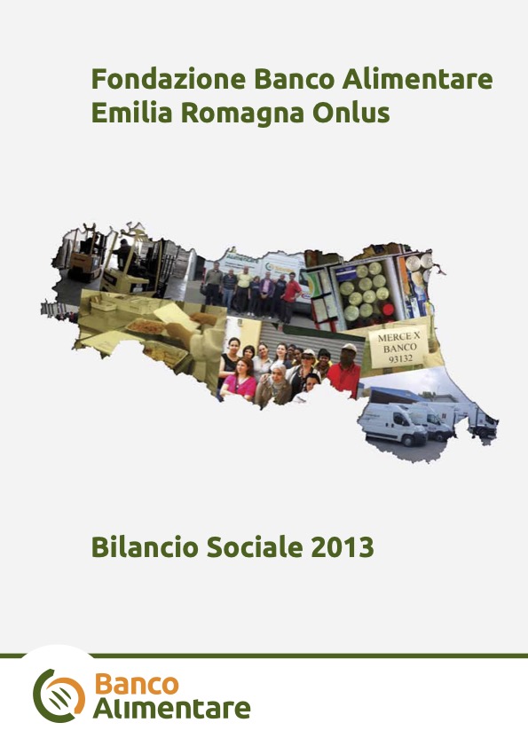 Copertina Bilancio Sociale Emilia Romagna 2013