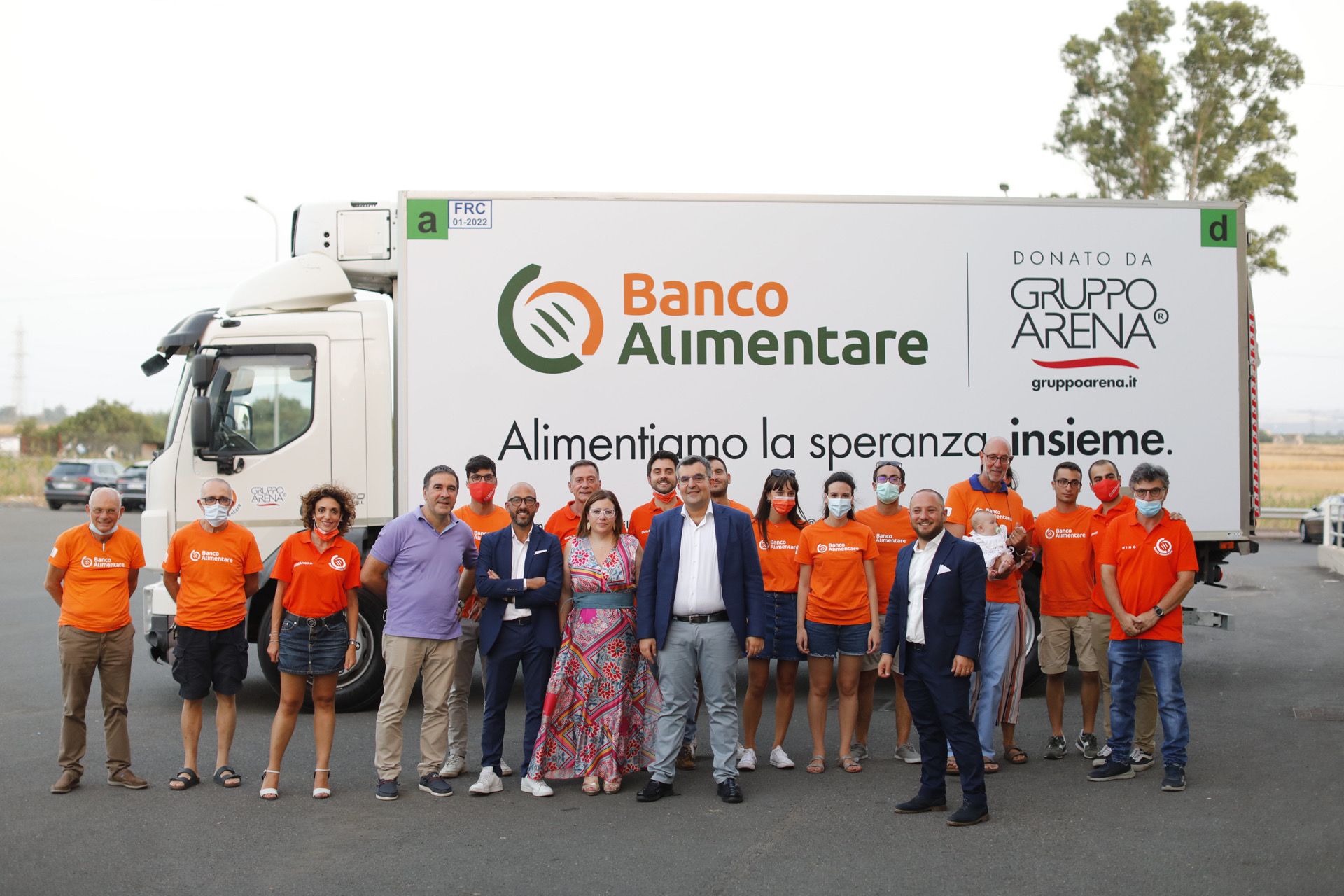 Il Gruppo Arena dona un camion refrigerato al Banco Alimentare della Sicilia
