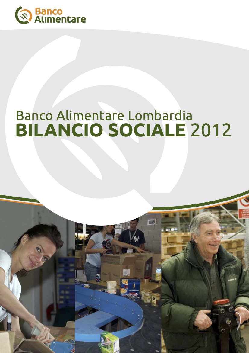 Copertina Bilancio Sociale 2012
