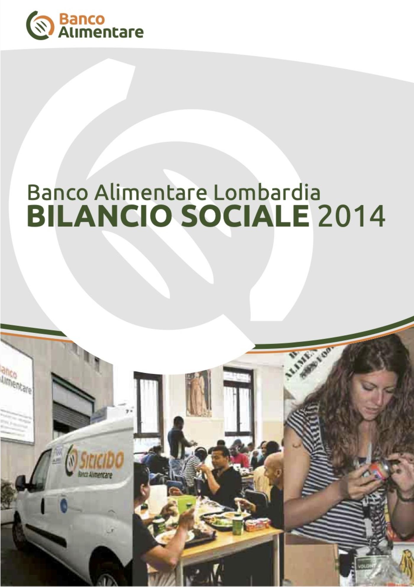 Copertina Bilancio Sociale Lombardia 2014
